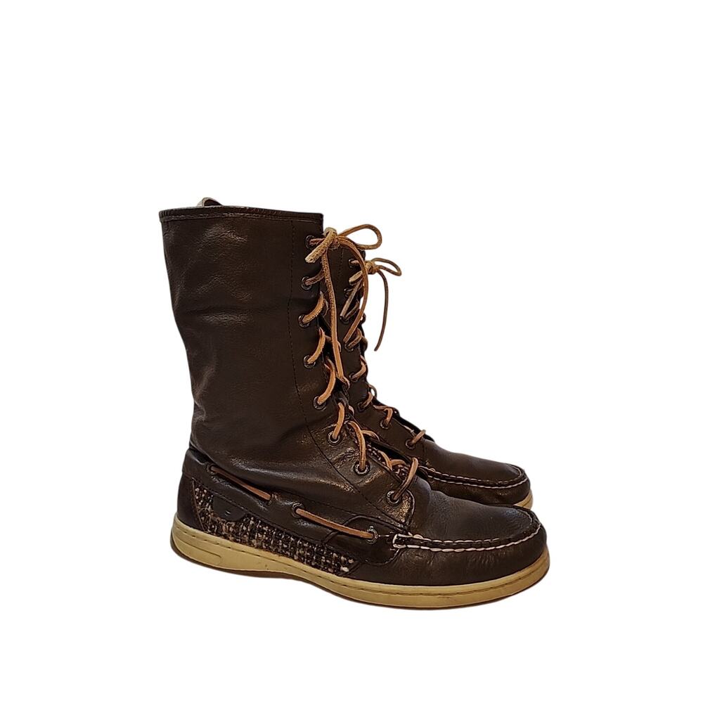 Sperry Top Sider Ladyfish Boots 9173519 Womens Sz 10